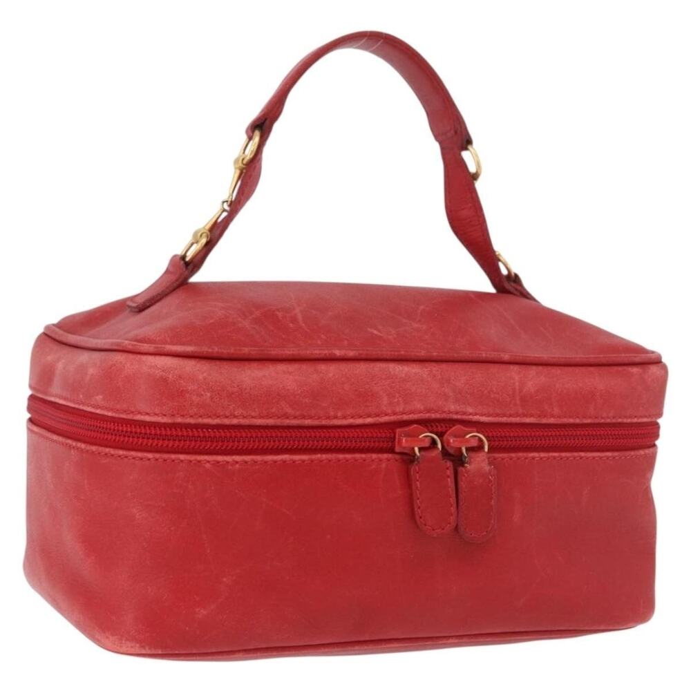 Gucci Horsebit Vanity Cosmetic Pouch Red